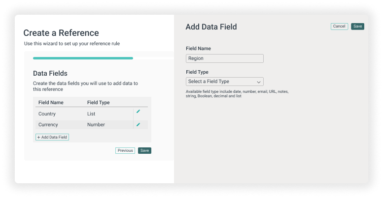 Reference data management